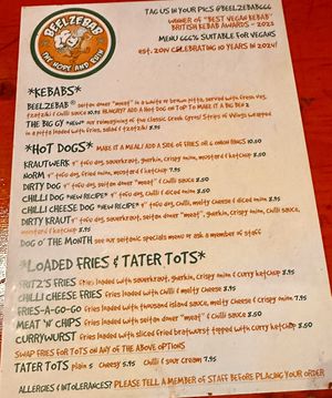 Choices  at Beelzebab in Brighton