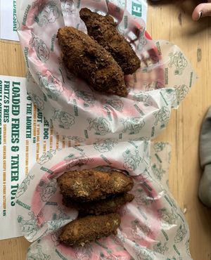 Vegan chicken wings😋  at Beelzebab in Brighton