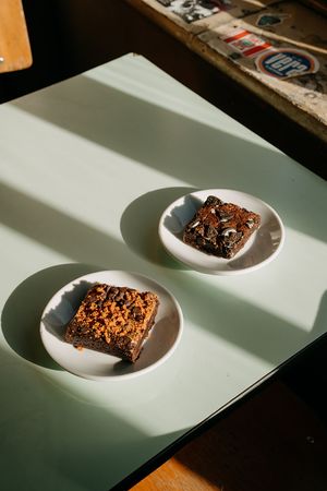 Brownies at Beelzebab in Brighton