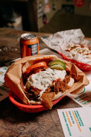 Our award winning Kebab! at Beelzebab in Brighton
