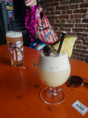Piña colada at Beelzebab in Brighton