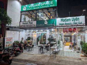 Front at Madam Thao Vegan Restaurant in Da Nang