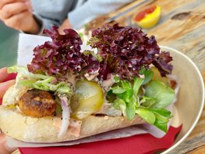 Garnelen Sandwich at BommelZ in Greifswald