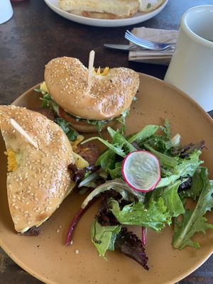 Just Egg+bagel   at EAT Marketplace in Temecula