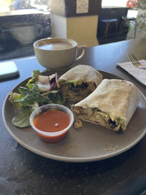 Vegan breakfast burrito   at EAT Marketplace in Temecula