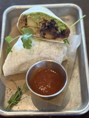 Plant-based breakfast burrito  at EAT Marketplace in Temecula