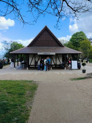 The historic tea house / kiosk at Mister Magpie Coffee (Blackrock Park) in Blackrock