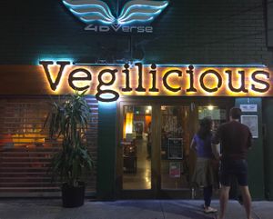 Exterior at Vegilicious in St Kilda