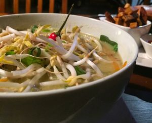 Lemongrass Coconut Laksa at Vegilicious in St Kilda