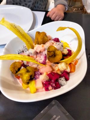 really interesting "prawn cocktail" at Restaurante Oslo in Valencia