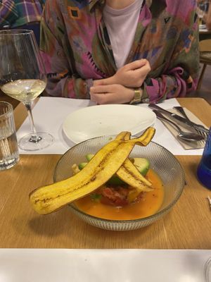 Vegan ceviche   at Restaurante Oslo in Valencia