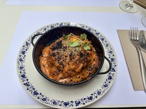 Vegan moussaka  at Restaurante Oslo in Valencia