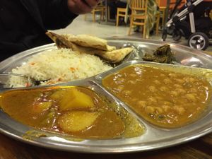 Vegetarian Thaali at Om Vegetarian - Capitol Arcade in Melbourne