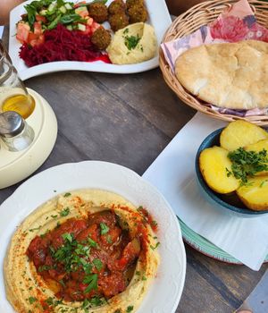 Hummus at Burekas in Kosice