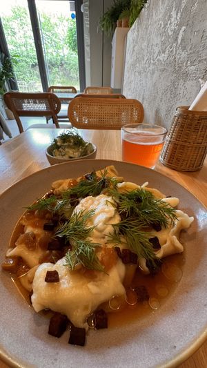 Pierogi  at Wege Polka  in Warsaw