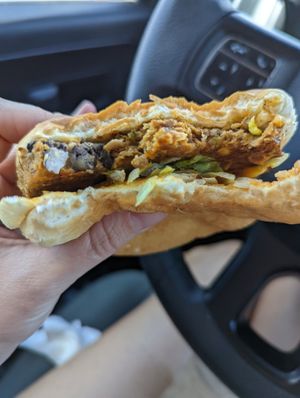 Black bean burger at Big Al's in Kanab