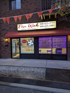 Storefront at Fire Wok in Windsor Locks