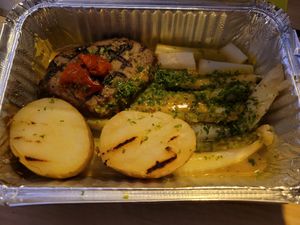 Foto doet het gerecht wel geen eer aan, was zeer smaakvol at De Preuverie in Hasselt