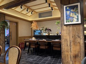 Inside  at Zhisu 旨素·净素日料居酒屋 in Beijing