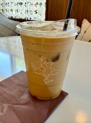 Sammie's Sunrise Iced Latte at Stellow Coffee & Floral in Chamblee