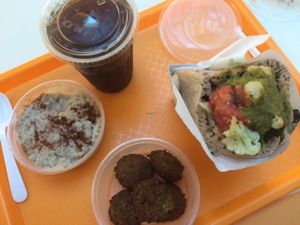 falafel!!!  at Maoz Vegetarian in Orlando