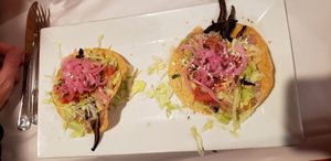 Portabello tostadas at Jose's Cantina in St Ignace