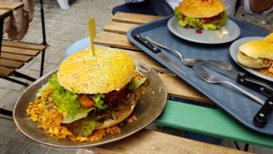 No chicken burger at VegaVerso in Leuven