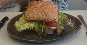 Burger at VegaVerso in Leuven