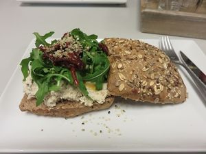 sandwich at VegaVerso in Leuven