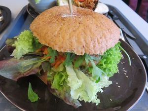 burger at VegaVerso in Leuven