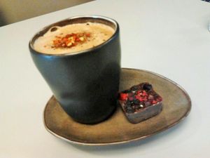 spicy chai coffee at VegaVerso in Leuven