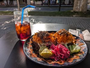  at Samarkind Cafe in Samarkand