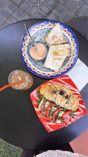   at Samarkind Cafe in Samarkand