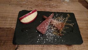 Chocolate ice cream cake at Harukucchii in Fujisawa