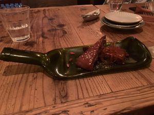 chocolate ice cream cake- very rich at Harukucchii in Fujisawa