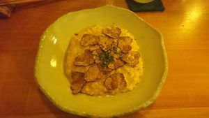 Truffle risotto at Harukucchii in Fujisawa