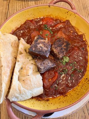 Vegan shakshuka   at Perk Pantry in Inverness