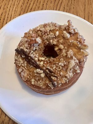 Coffee and pecan doughnut   at Perk Pantry in Inverness