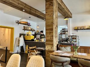 Interior of cafe   at Perk Pantry in Inverness