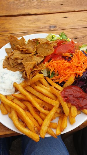Vegan Kebab Plate at Veggie Bros - Juliuspromenade in Wurzburg