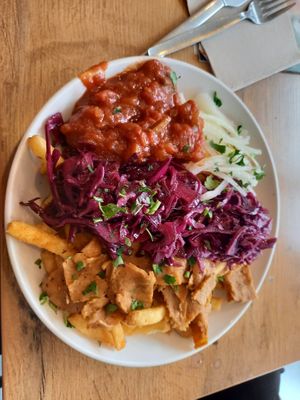Kebab Fries at Veggie Bros - Juliuspromenade in Wurzburg