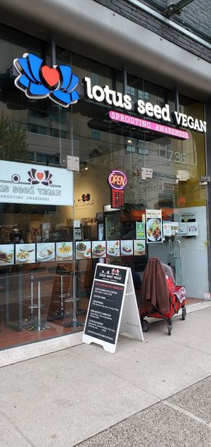 Lotus seed vegan restaurant at Lotus Seed Vegan in Vancouver