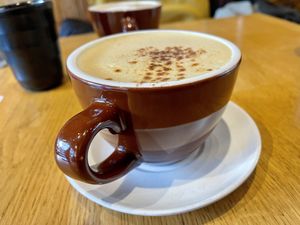 Chaga Latte  #Veganuary at Lotus Seed Vegan in Vancouver