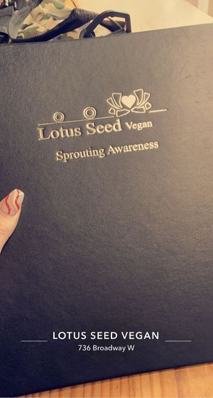 Beautiful aesthetic and atmosphere! #Veganuary at Lotus Seed Vegan in Vancouver