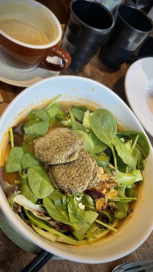 Hanuai soup  at Lotus Seed Vegan in Vancouver