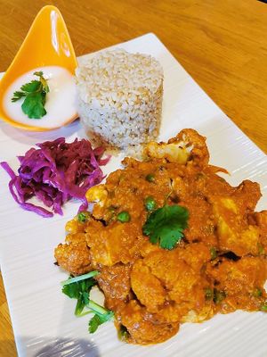 masala at Lotus Seed Vegan in Vancouver