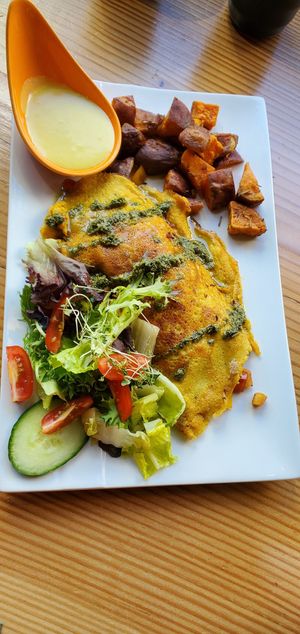 Summer Special Pancake at Lotus Seed Vegan in Vancouver