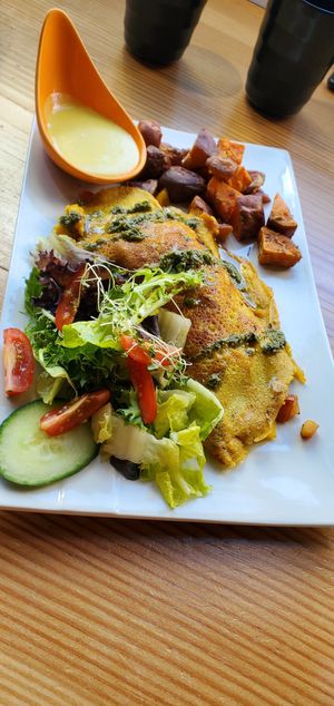 Summer Special Pancake at Lotus Seed Vegan in Vancouver