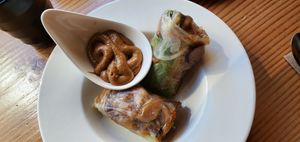 Veggie Wrap at Lotus Seed Vegan in Vancouver