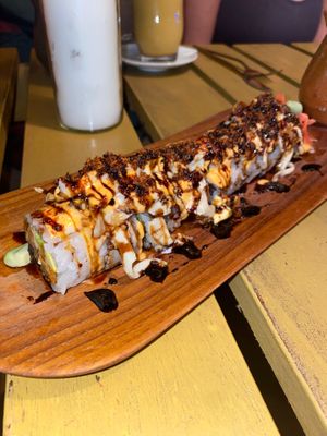 Vegan sushi dish in Guatemala at Unruly Travel Group Trips - Berlin in Berlin